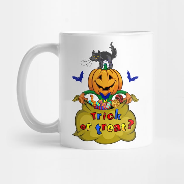 Trick-or-treating by Karlov Print